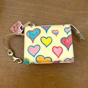 Vintage Dooney & Burke Heart card wallet